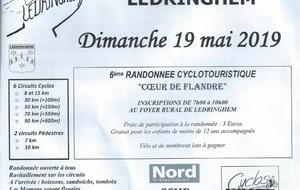 6ème RANDONNEE CYCLOTOURISTIQUE COEUR DE FLANDRE